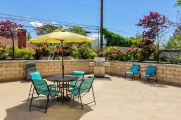 Axis at 739 Apartments Outdoor Patio & BBQ Area