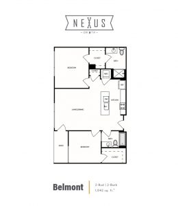 Apartment Belmont Floor plan