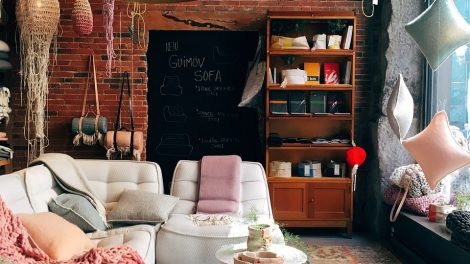 brick wall room interior design